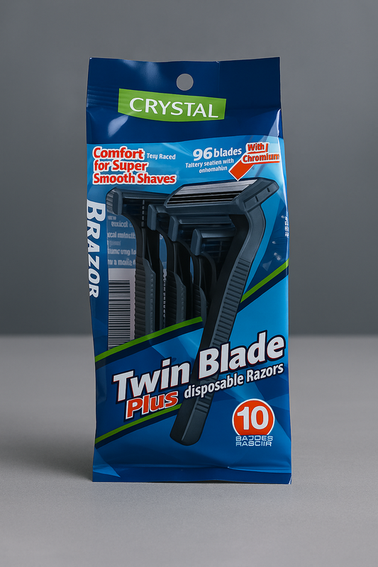 Rasuradoras Desechables Twin Blade Plus – Paquete 10 uds